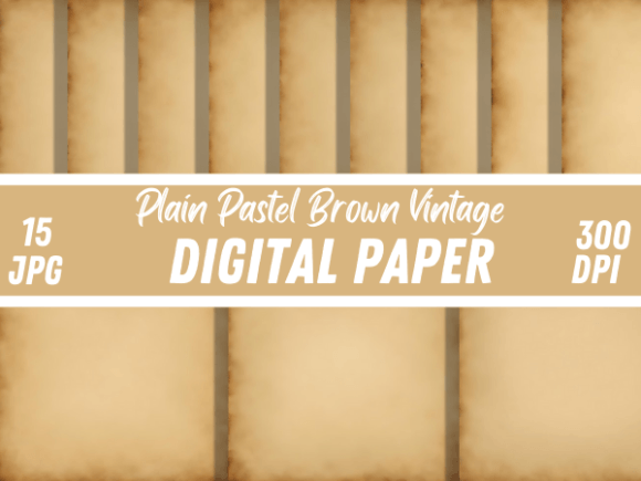 Download Plain Pastel Brown Vintage Backgrounds - Round Collection