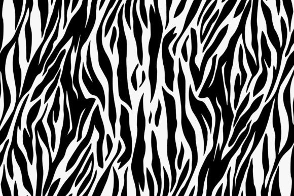 Download Animal Skins Zebra Pattern Background - Round Collection