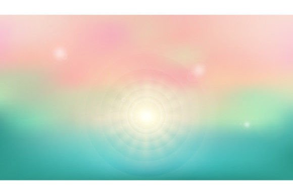 Download Summer Background of Seasonal Beach - Round Collection