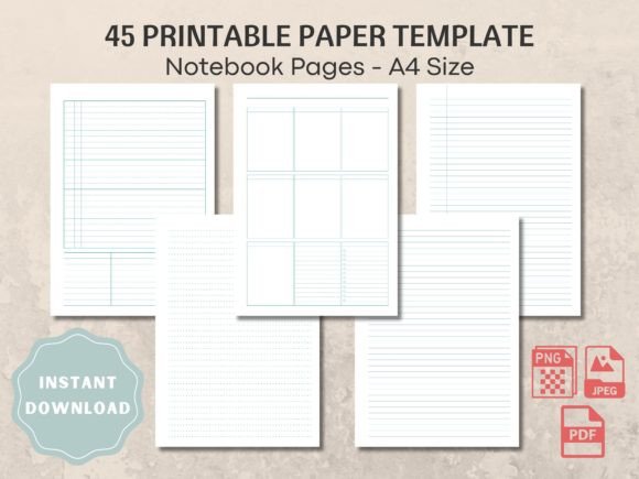 Download 45 PRINTABLE PAPER PAGE TEMPLATE - Printable paper Collection