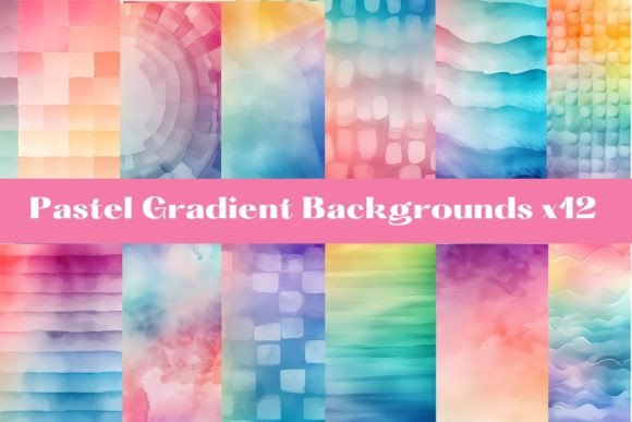 Download Pastel Gradient Backgrounds Soft Colors - Round Collection