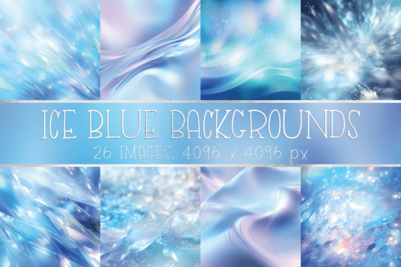 Download Ice Light Blue Pastel Backgrounds - Round Collection