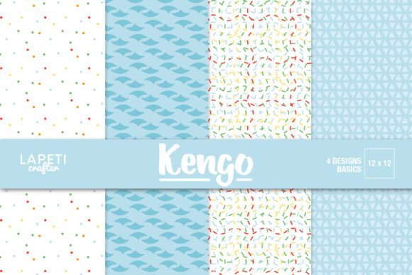Download Colorful Kids Pattern Papers for Scrap - Pattern paper Collection