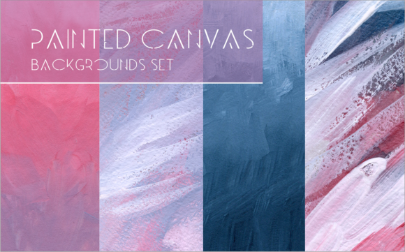 Download Hand Painted Backgrounds - Round Collection