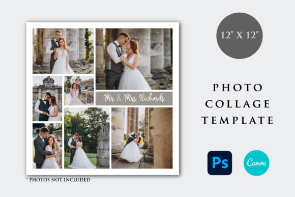 Download 12x12 Wedding Photo Collage Template - Premium Resources