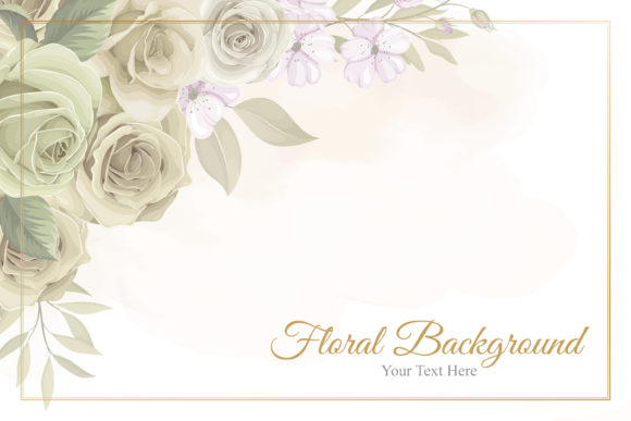 Download Flower Background with Soft Colors - Round Collection