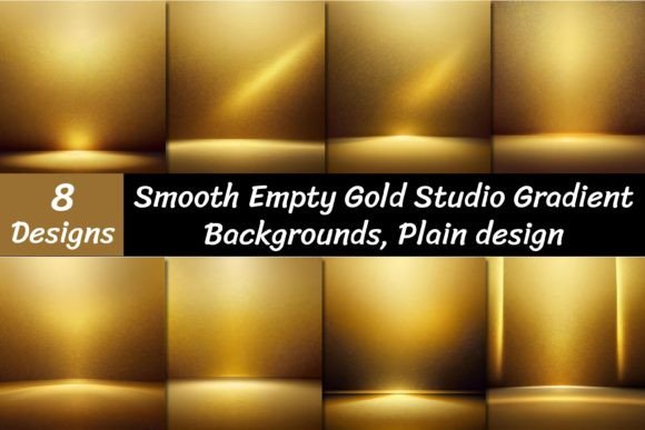 Download Empty Gold Studio Gradient Backgrounds - Round Collection