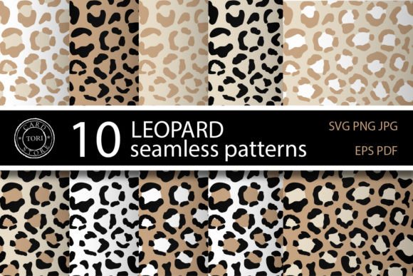 Download Leopard Print SVG Leopard Background - Round Collection