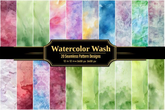 Download Soft Watercolor Backgrounds, Abstract - Round Collection