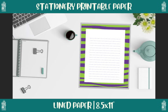 Download Bordered Stationery Printable Paper 218 - Premium Bundle