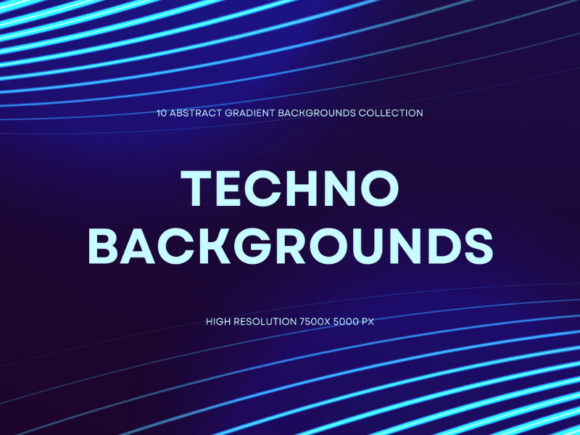 Download Modern Abstract Neon Background Pack - Round Collection