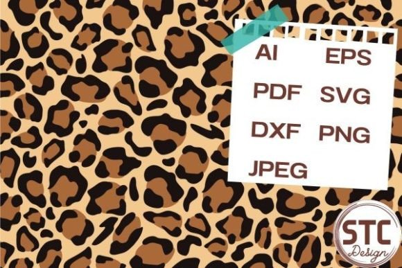 Download Leopard Seamless Patterns Background - Round Collection