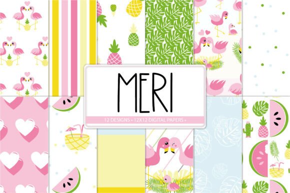Download Tropical Party Printable Papers - Printable paper Collection