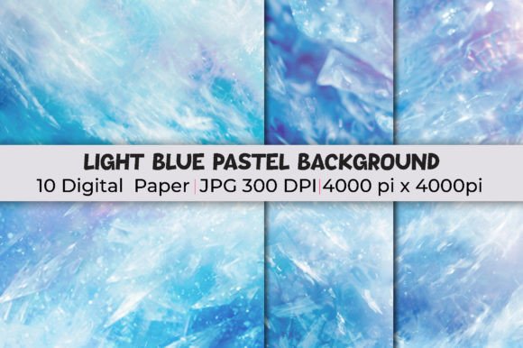 Download Light Blue Pastel Background - Round Collection