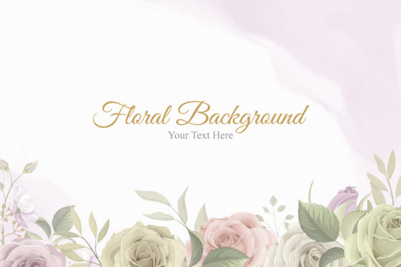 Download Flower Background with Soft Colors - Round Collection